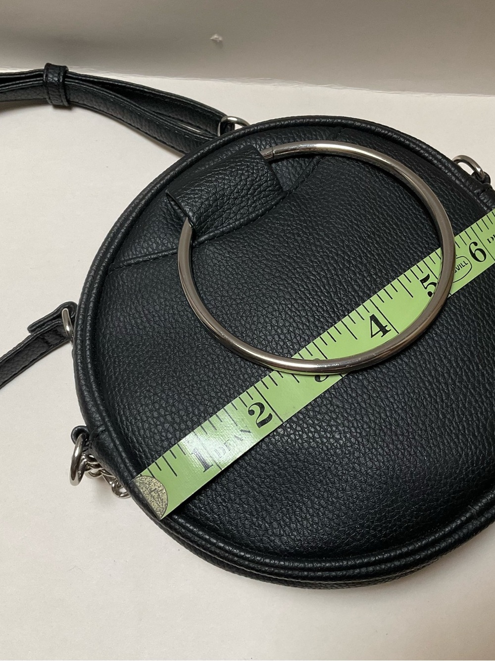 Marc New York by Andrew Marc Round Mini Handbag Snakeskin Print Crossbody Bag - Picture 4 of 13